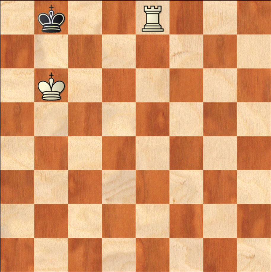 Šachy – mat, ukázka matu věží